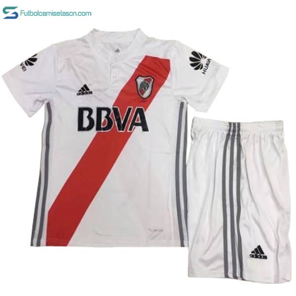 Camiseta River Plate Niños 1ª 2017/18